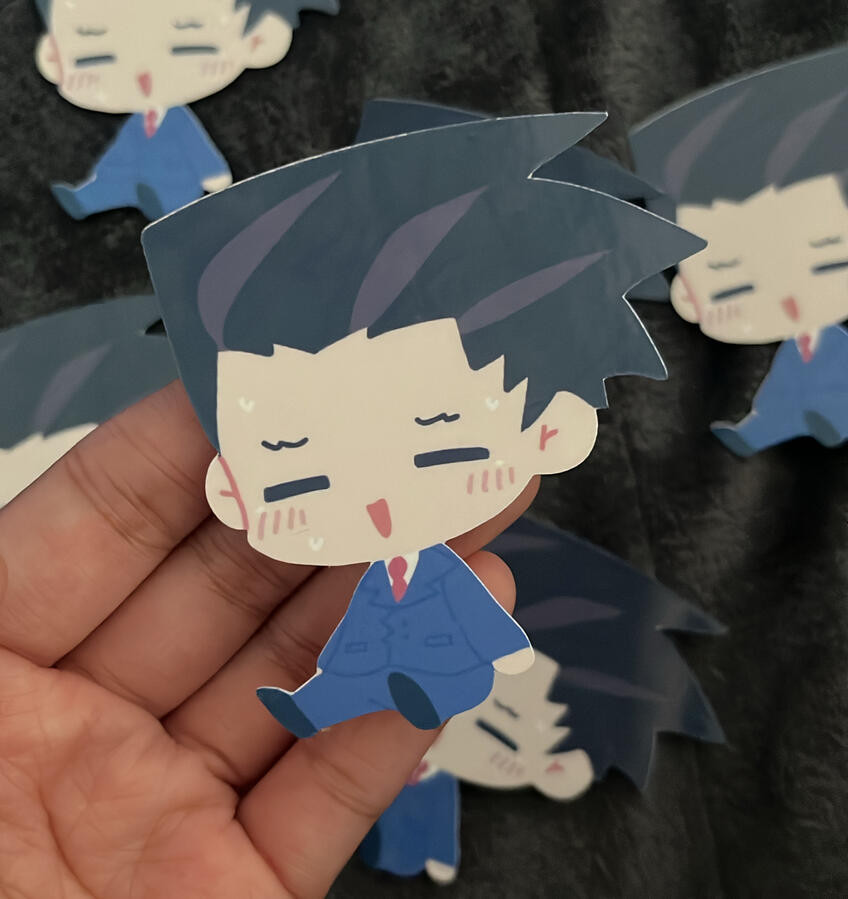 merch - pheonix wright sticker