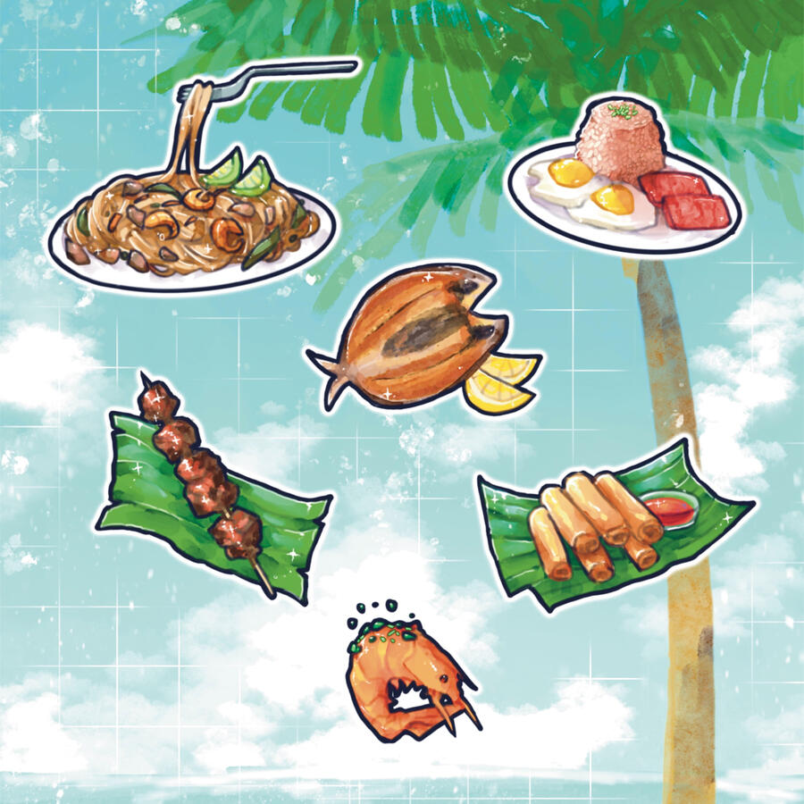 original art - filipino savory