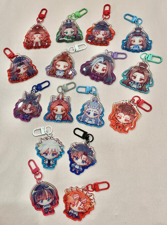 merch - donghua & danmei charms