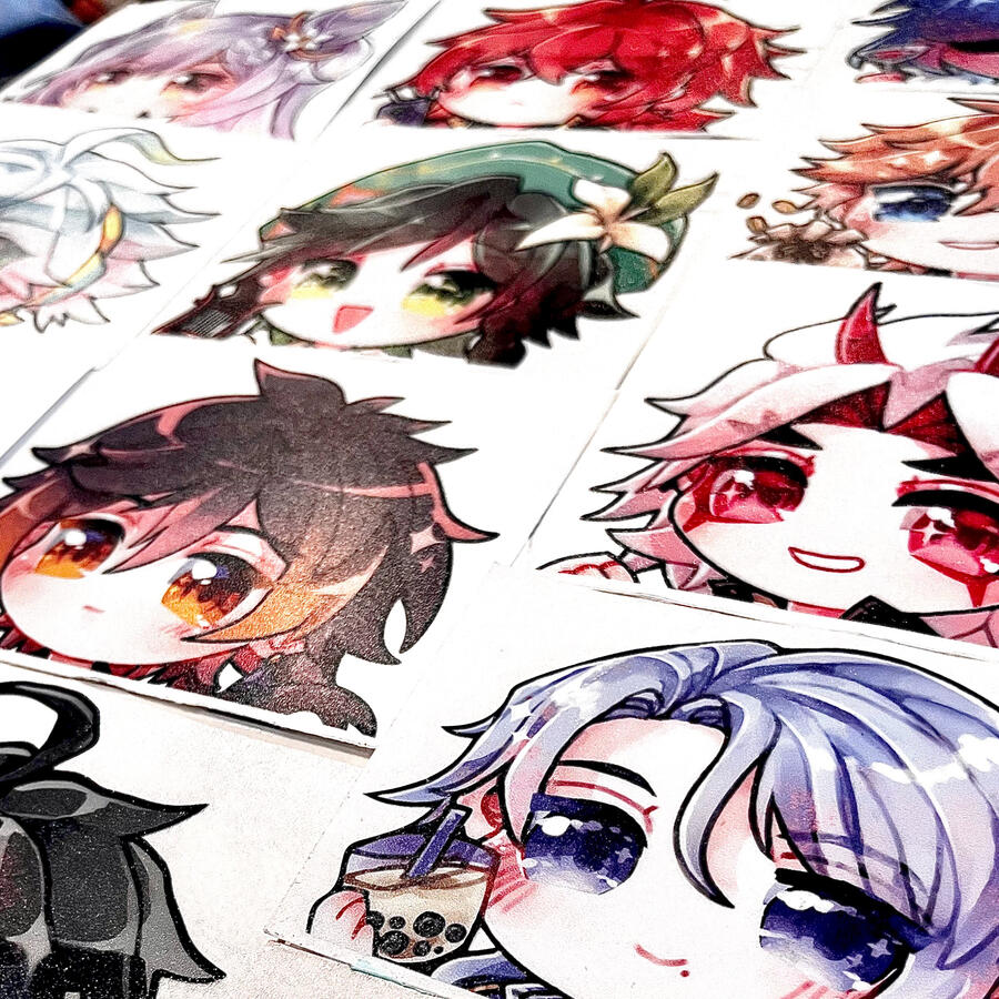 merch - genshin decals