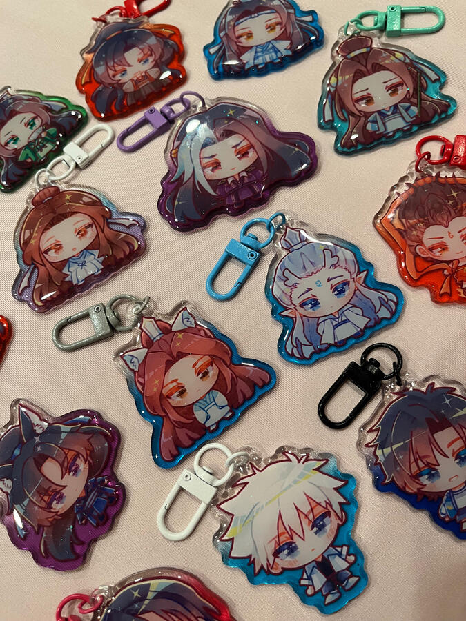 merch - donghua &amp; danmei charms